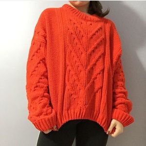 Orange sweater
